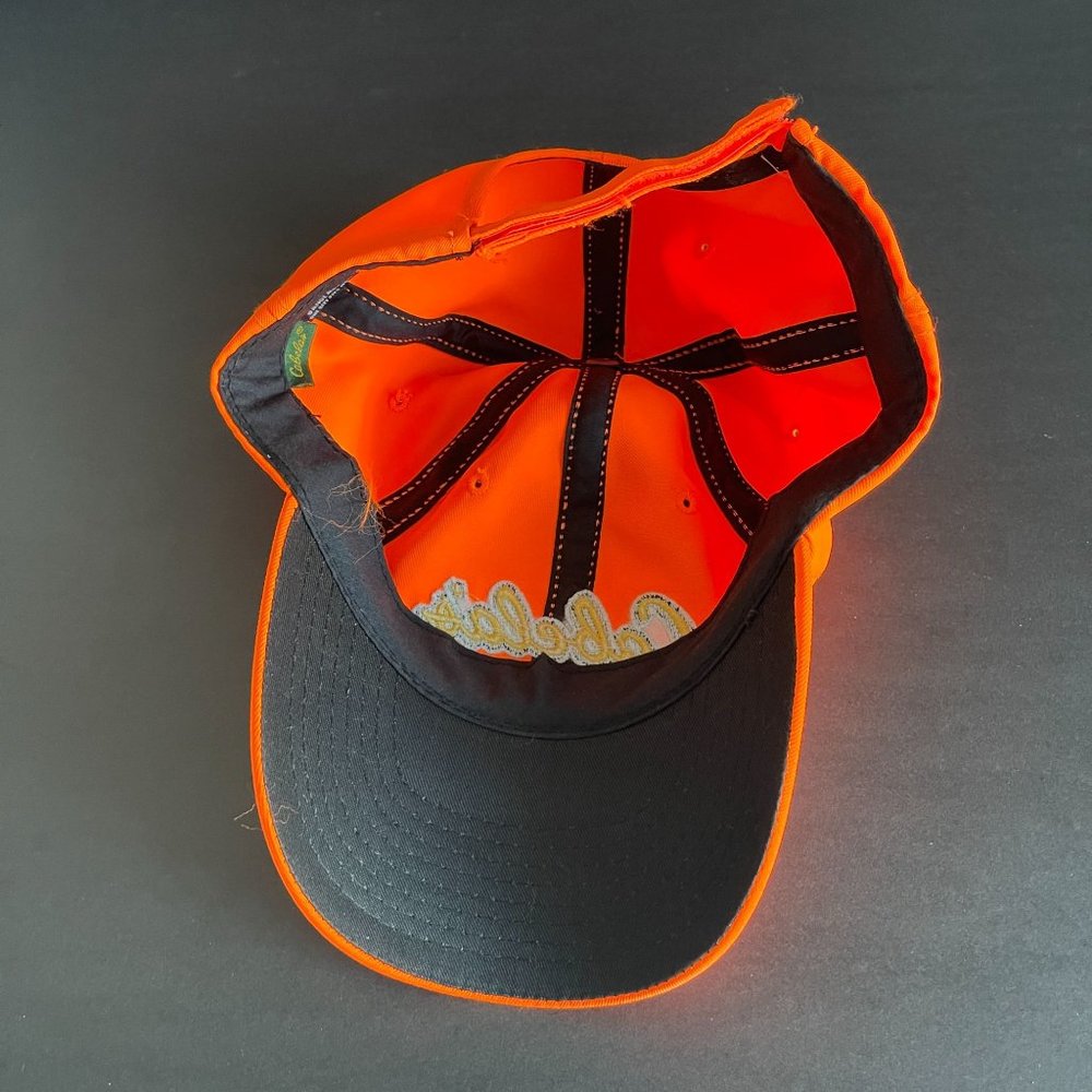 Cabela's Orange Strapback hat - Picture 3 of 5